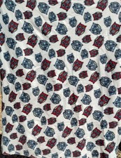 Owl Print Fleece Blanket Great Condition 100% Polyester. 