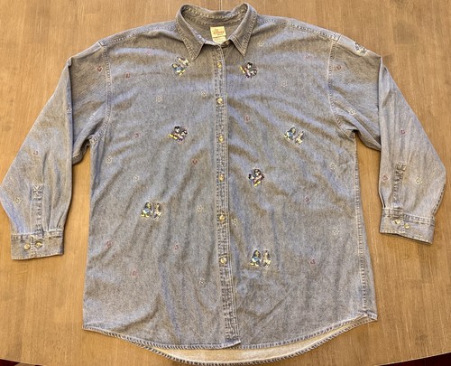 Vtg disney shirt mens - vtg, blue