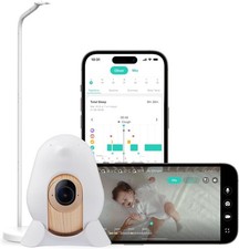 CuboAi Smart Baby Monitor 3 with Floor Stand, 2.5K QHD Night Vision WiFi Camera