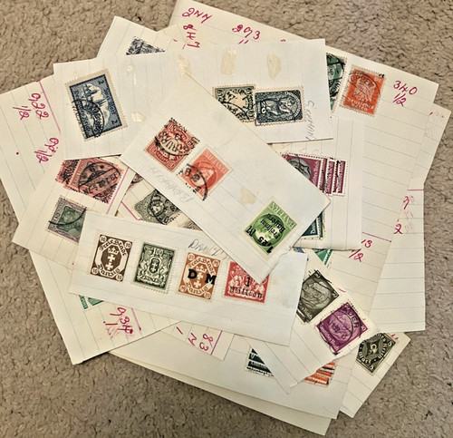 Job lot german - lot, stamps