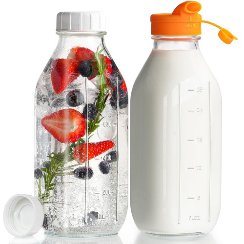 Reusable glass milk - glass,