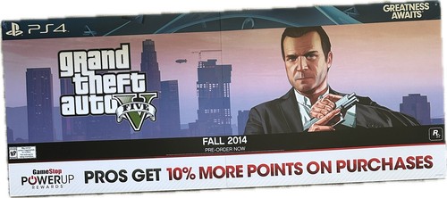 Grand theft auto store promo - grand,