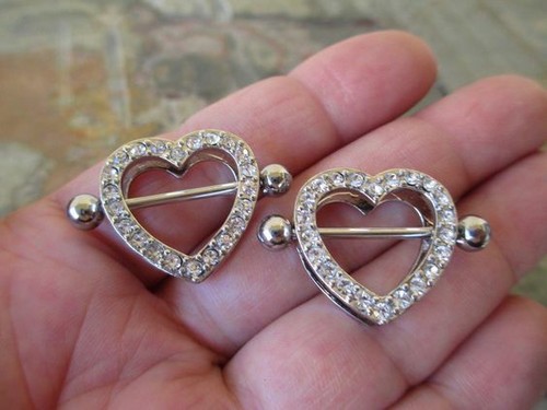 Silver heart double layer - heart,