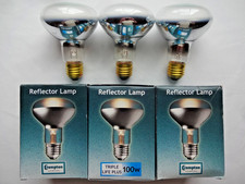 3x 100w R80 ES E27 Edison