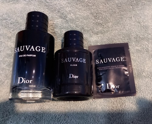 Dior savage and elixir empty - and,
