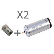 2x Motor+Coupling for Electric