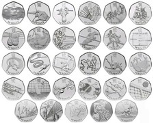 London Olympic 2012 50p Coins