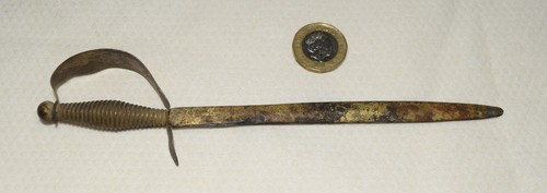 Brass letter opener found