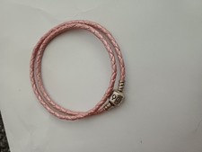Pandora Pink Leather Bracelet