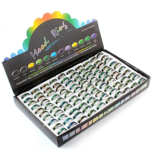 100pcs box mood rings - mood,