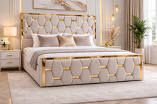 Luxury gold trim - gold, upholstered