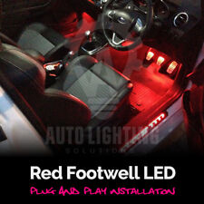 For Seat Leon Cupra FR MK3 2008-2017 Red Interior Footwell LED Light Bulb *SALE*