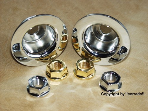 Chrome plated dome plate - >chrome-plated<,