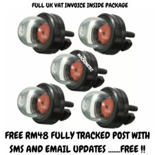 5 x Petrol Strimmer Primer Fuel Bulb Pump for Stihl McCulloch Flymo Husqvarna 