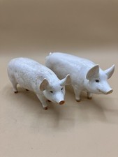 BESWICK Pigs Sow/Boar Pair Figures CH. WALL CHAMPION BOY 53 & CH. WALL QUEEN 40