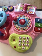 VTech  Interactive Educational Toy Buttons Steering Wheel Push Press Music