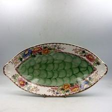 MALING LUSTRE Peony Rose POTTERY DISH