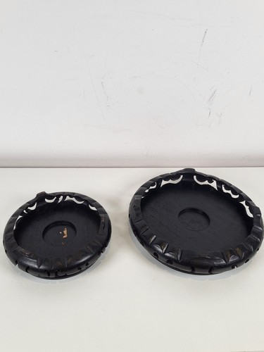 Vintage carved wooden candle - carved,