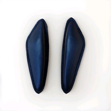Black Leather Velcro Knee