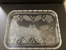 Vintage cut glass dressing