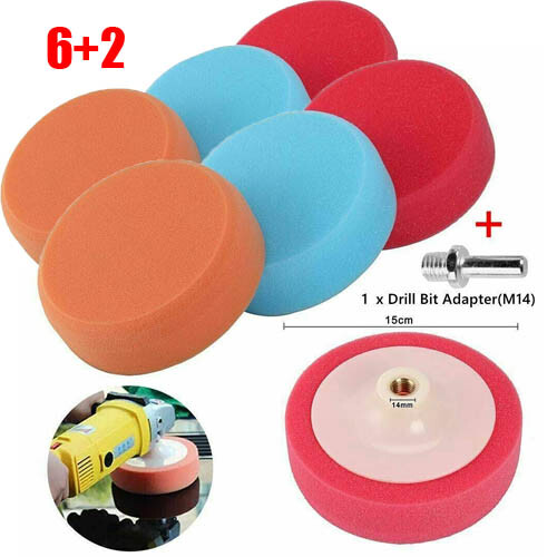 150mm car polishing heads - 6×,