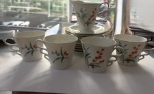 Art deco Embassy china tea set from Czechoslovakia