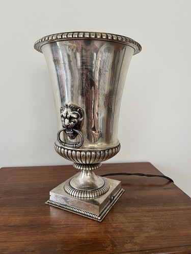 Rare antique silverplated urn - rare,