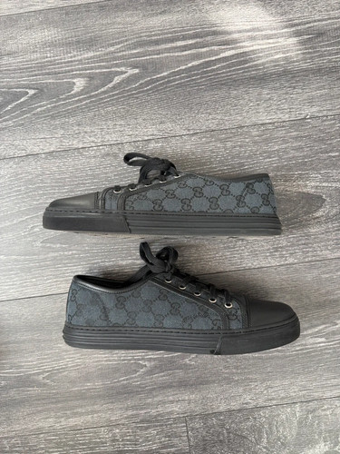 Gucci low top leather - gg,