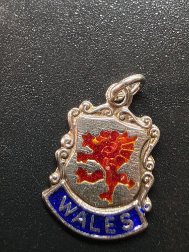 Vintage silver wales travel - wales,