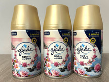 3 X GLADE AUTOMATIC SPRAY AEROSOL SPA BY THE SEA 269ML REFILLS