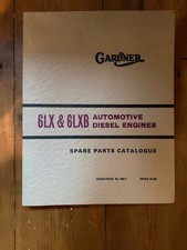 Gardner 6LX & 6LXB Automotive Diesel Engines Spare Parts Catalogue No559.7