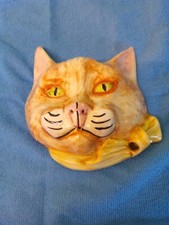 vintage ceramic cat string