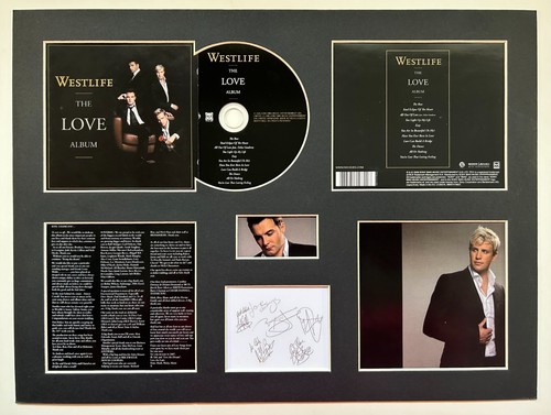 Westlife signed autographed - -,