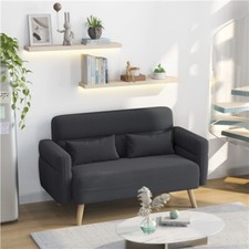 Mid century modern loveseat - mid-century,