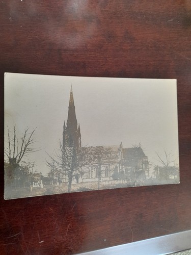 Old postcard hartshill church - old,
