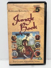 Jungle Book Vintage Rudyard Kipling's Channel 5 VHS Video Tape 1986 Cert U PAL