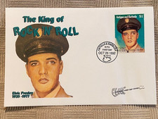 Elvis Stamp & Envelope First