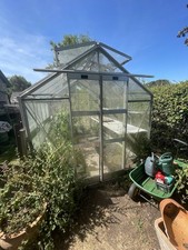 Dismantled  8 X 8 Elite Aluminium Greenhouse All Glass Ali Staging & Shelf Vents