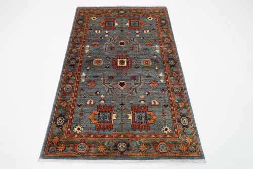 4x6 afghan hand knotted - 4x6,