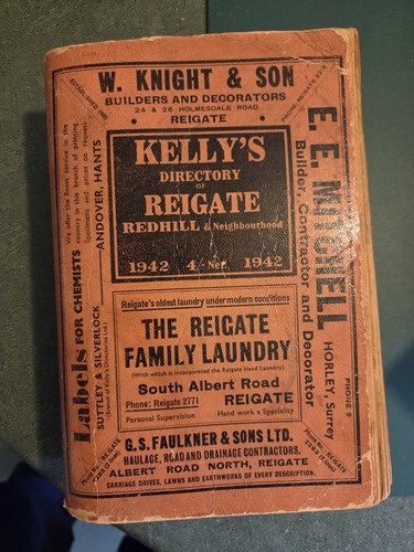 Kelly directory redhill - kelly's, of