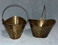 Vintage Small Brass Hammered