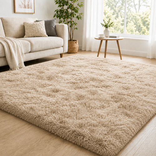 Fluffy rugs anti slip - anti-slip, large