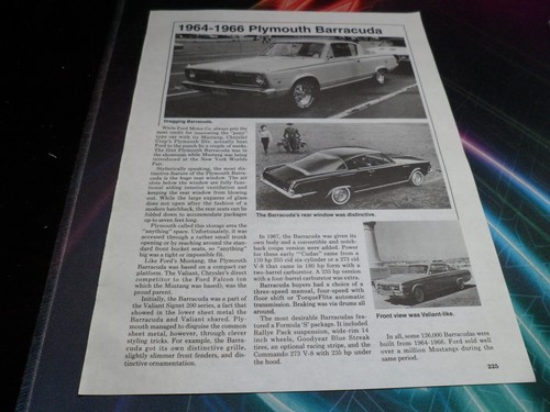 Original 1964 1966 - original, plymouth