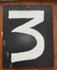 Hand made cricket scoreboard