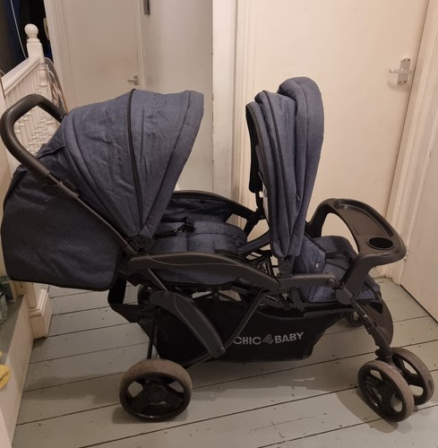 Double pushchair stroller - double, pushchair/