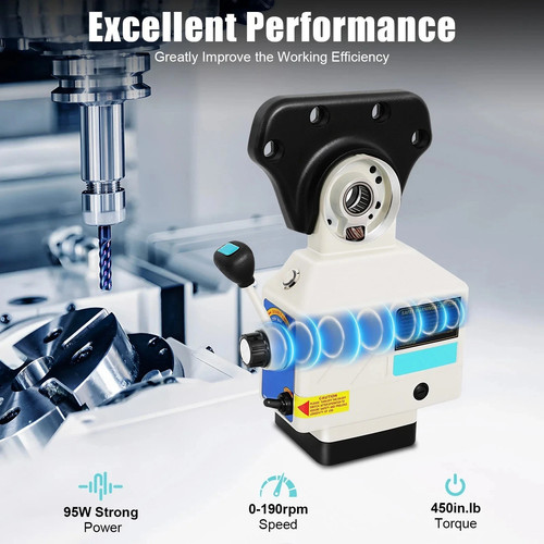 Axis power feed - x-axis,