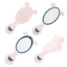  Portable Hair Brush Hairbrush and Small Mirror for Child Cute Comb Toddler