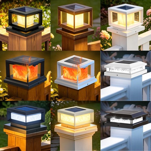 Led solar deck post - led,