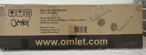 New omlet eglu wheels - eglu, up