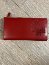 Radley red leather zip-around